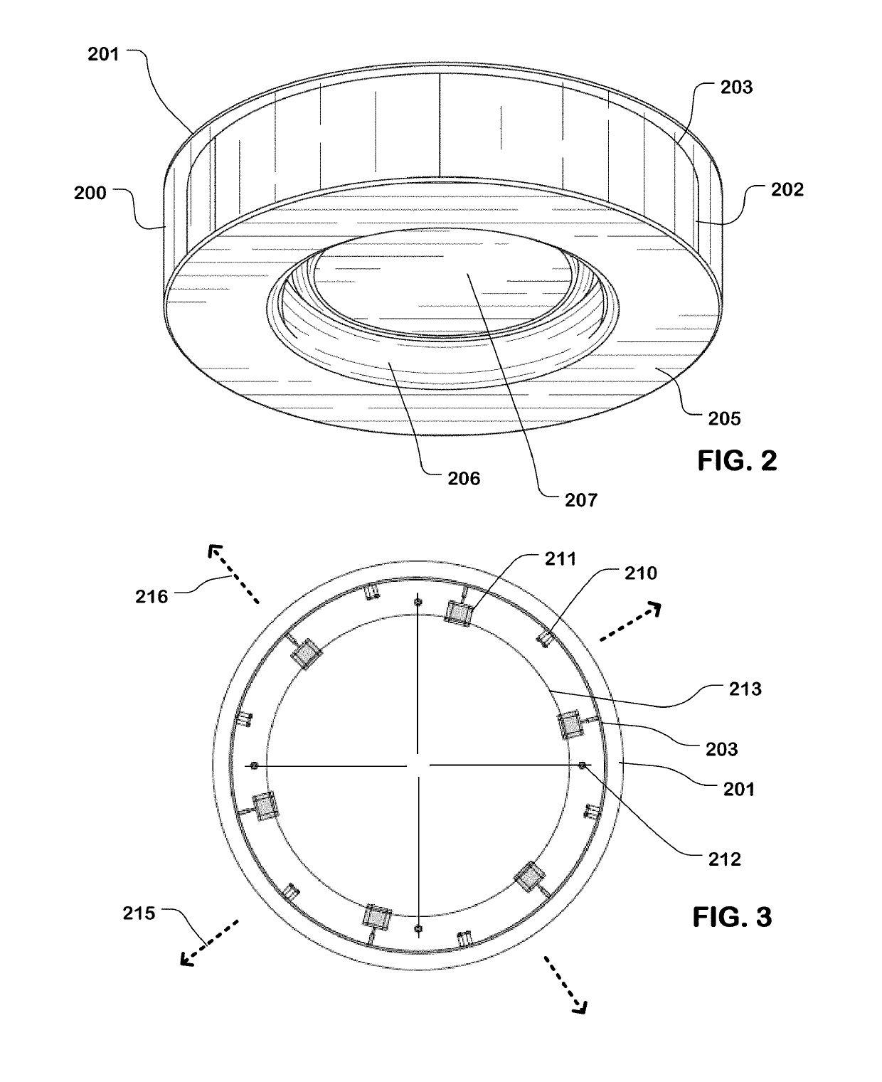 Three-Dimensional Visual Display Including Directly Lit Diffusers