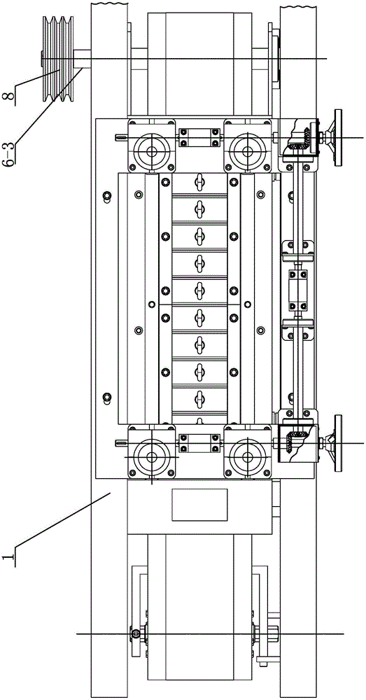 Rice rolling room for remained rice germ rolling device