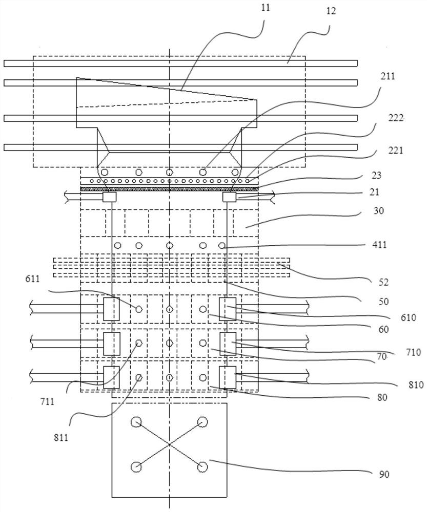 Molding system and method for substrate glass warping stress partition control