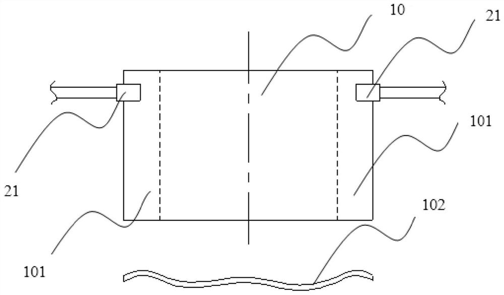 Molding system and method for substrate glass warping stress partition control