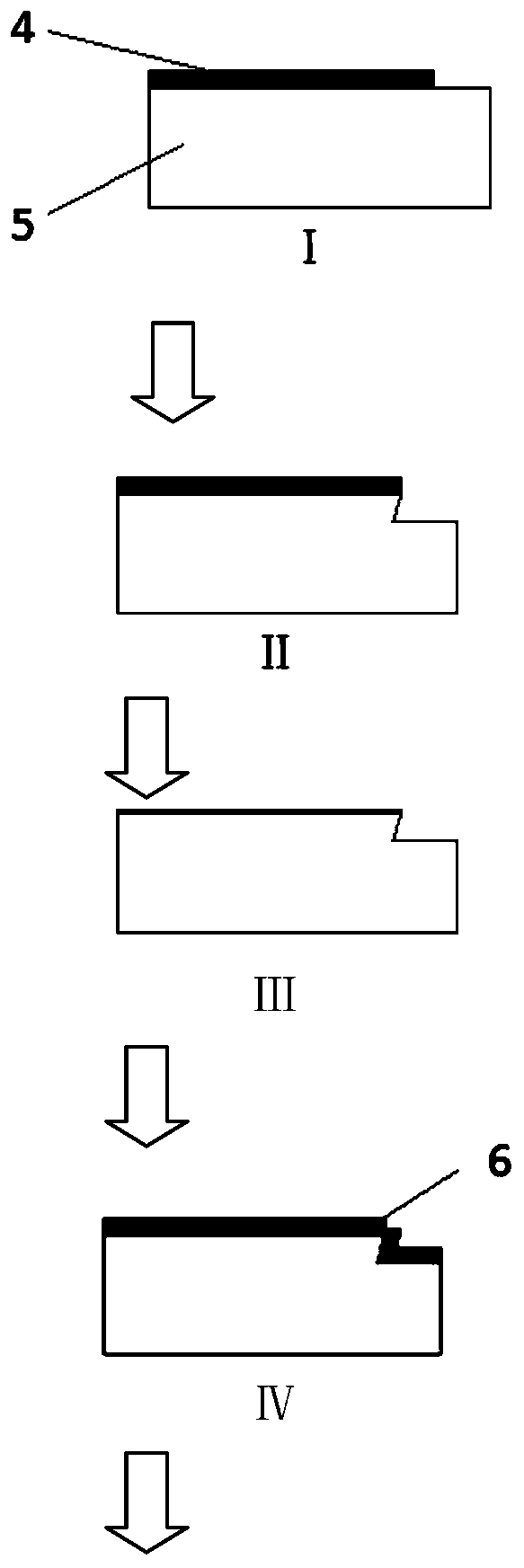 Inclined silicon needle point and its manufacturing method