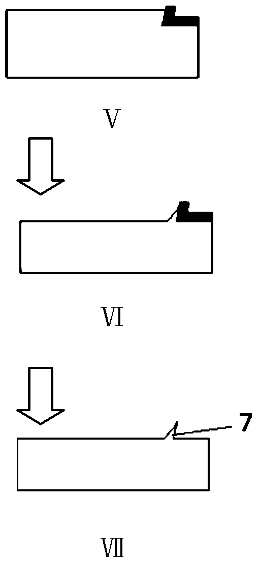 Inclined silicon needle point and its manufacturing method