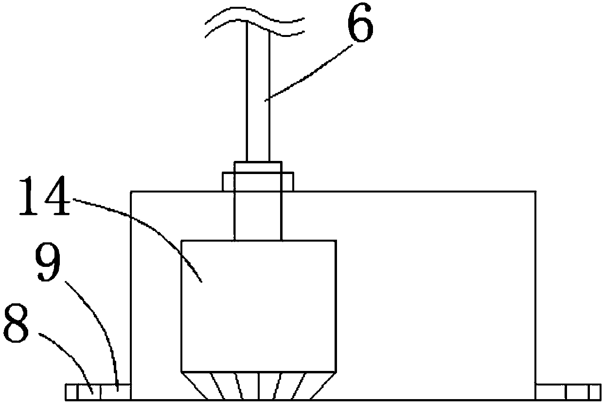 Gas spring pressure pipe cleaning machine