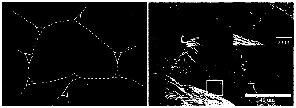 Nanometer compound material with repeatedly interpenetrating network structure and production method of nanometer compound material with repeatedly interpenetrating network structure