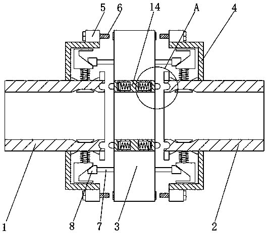 Cable joint connection structure