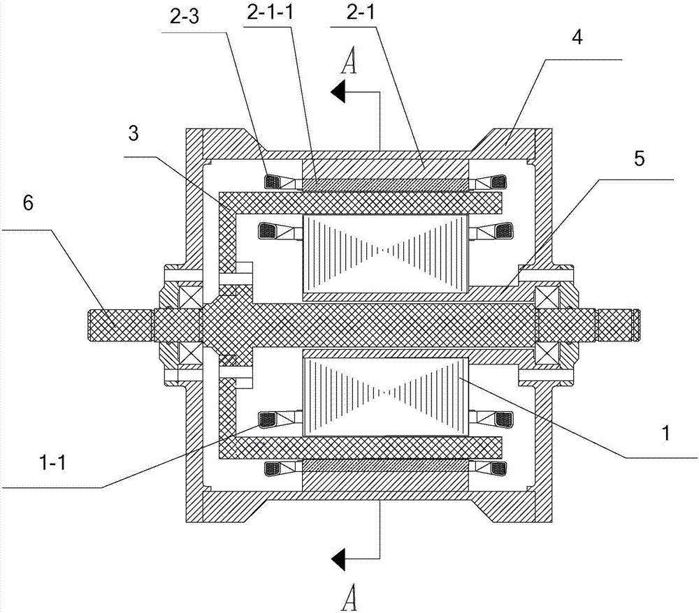 Magnetic flux-adjustable magnetic gear composite motor