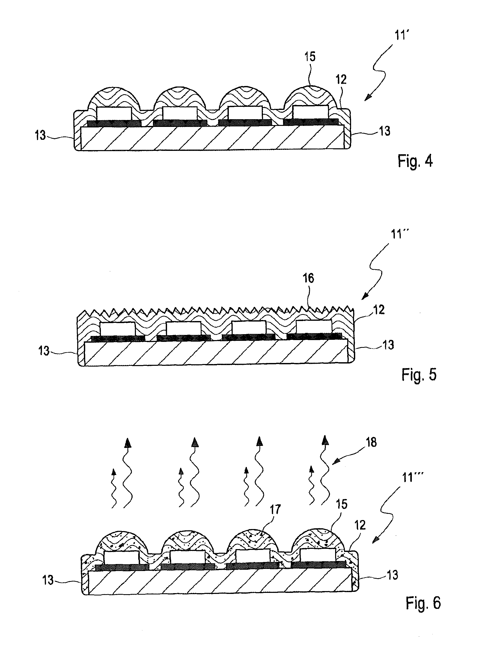 Coating method for an optoelectronic chip-on-board module