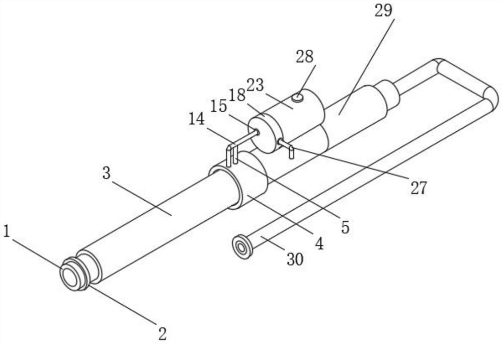 Minimally invasive loop ligature device capable of being disinfected and repeatedly used