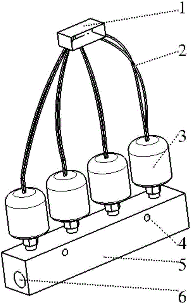 Integrated air pressure switch device