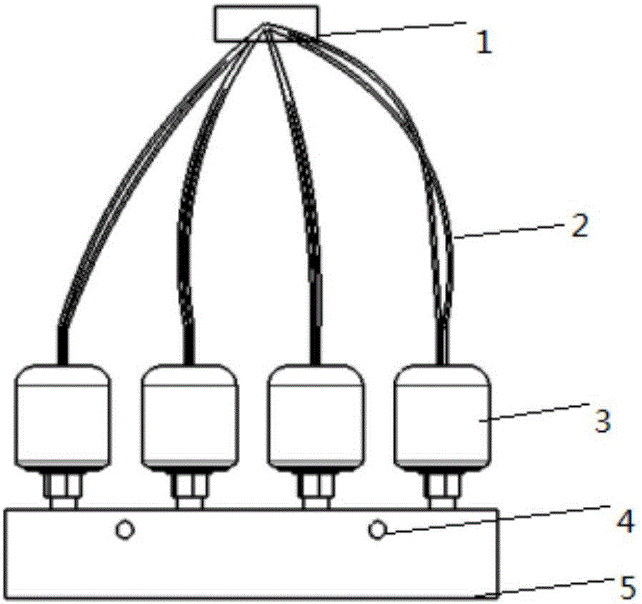 Integrated air pressure switch device