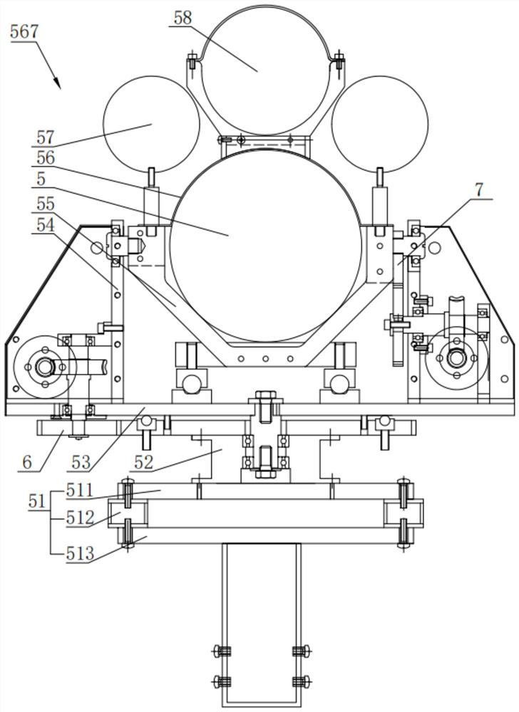 Image capture test device for damage process of pressure-bearing model and use method of image capture test device