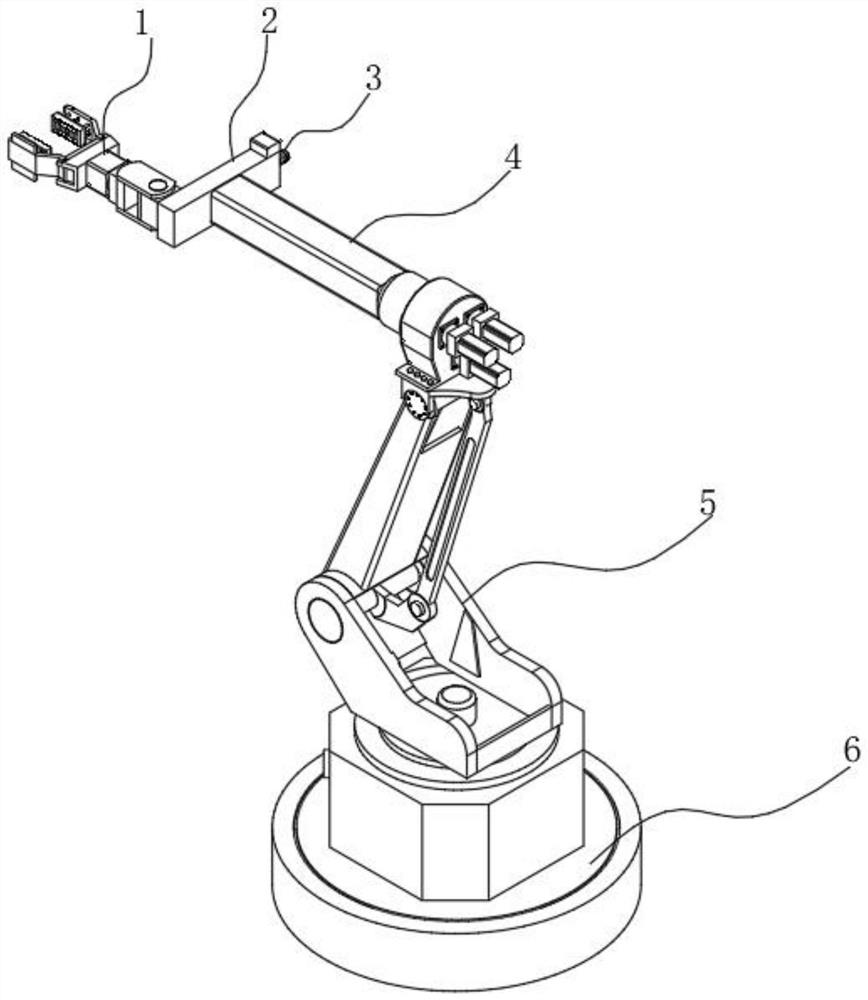 Protective clamping device based on automatic control