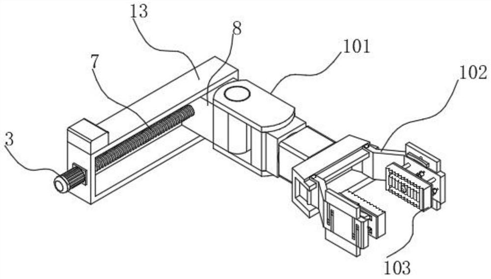 Protective clamping device based on automatic control