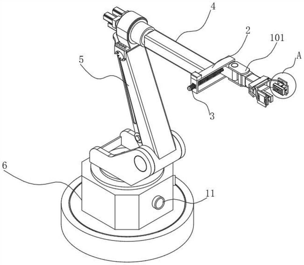 Protective clamping device based on automatic control