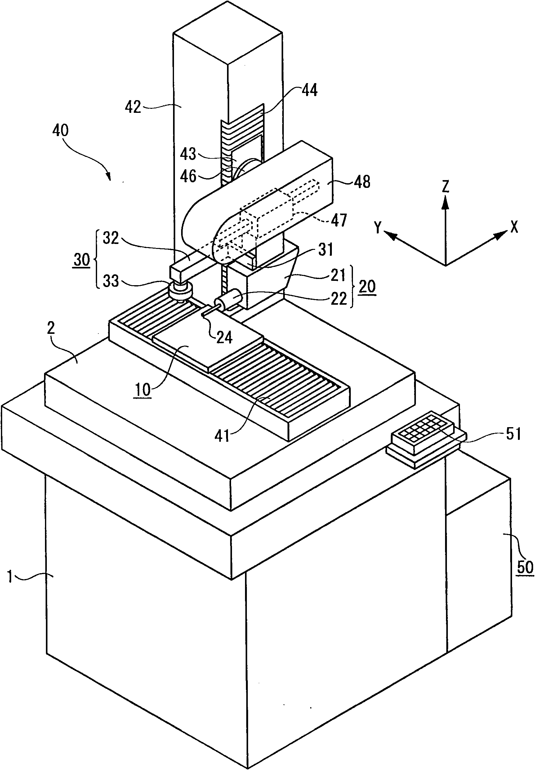 Surface texture measuring machine and a surface texture measuring method
