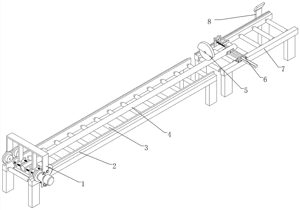 Cutting device for aluminum rods