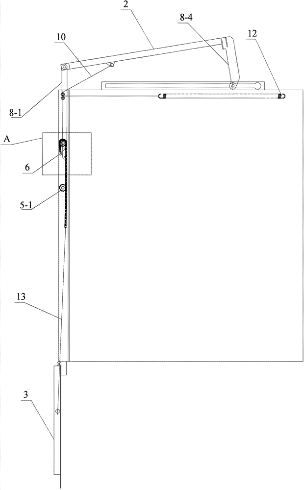 Door opening mechanism suitable for carriage side door