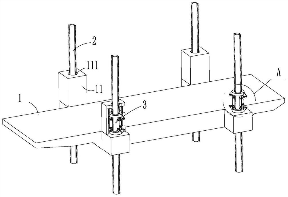 Lifting device for ocean platform and ocean platform