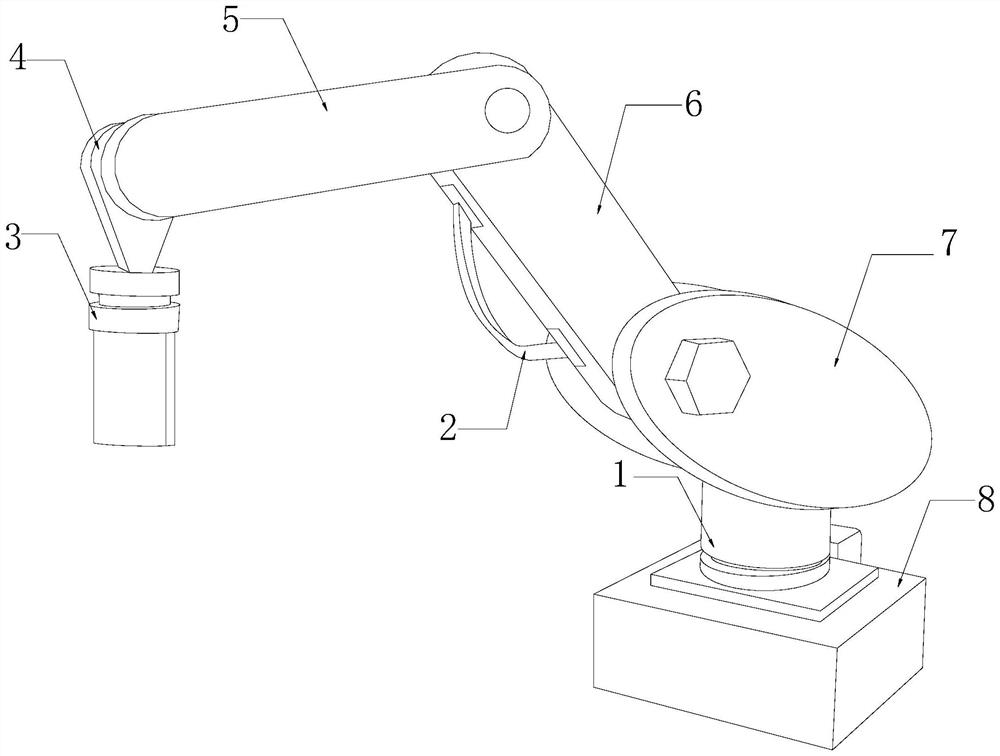 Mechanical arm semi-automatic stacker crane