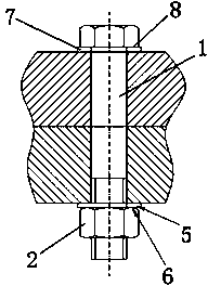 Method of guaranteeing fan high-strength bolt pretightening force to be accurately exerted