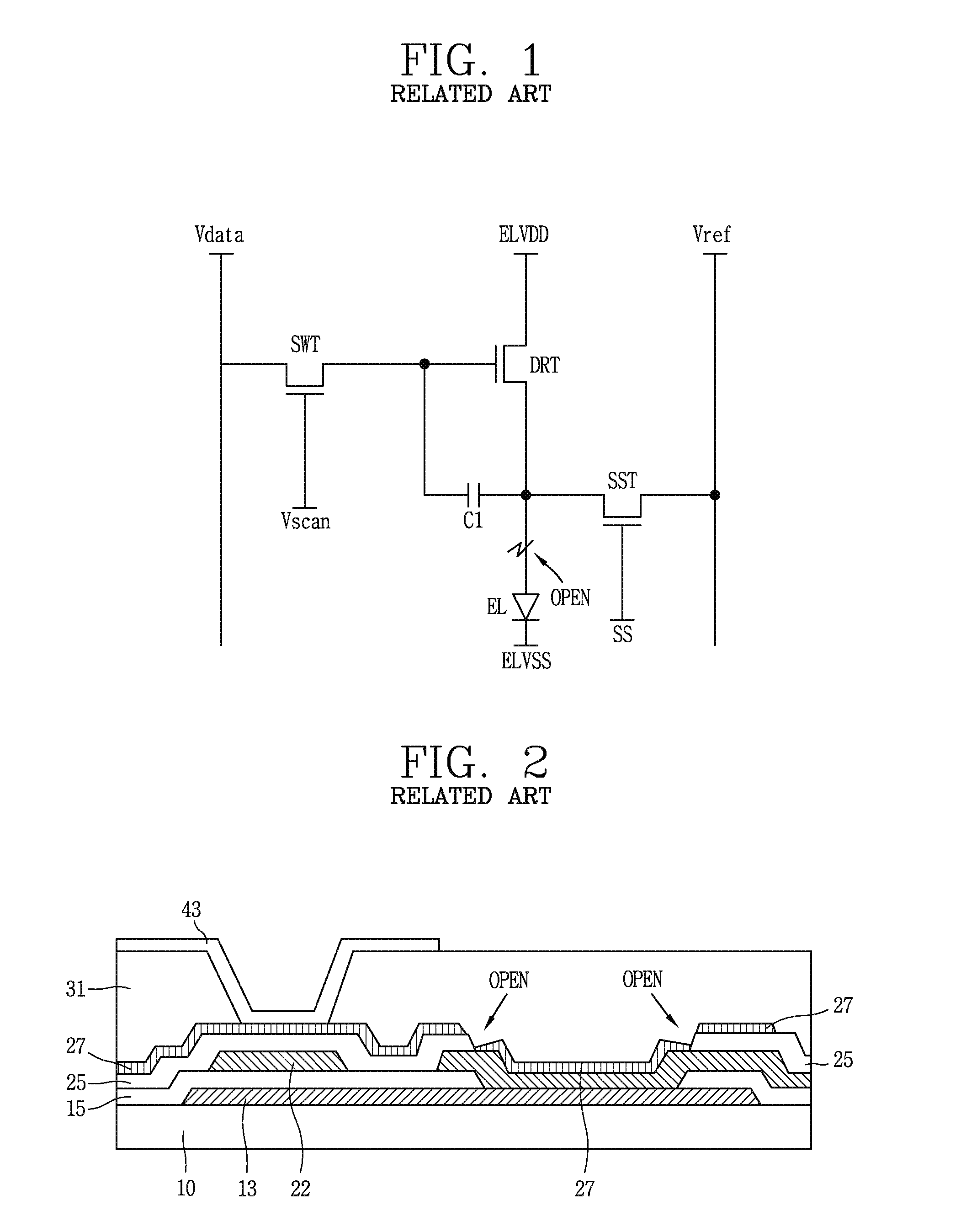 Organic light emitting diode display, and fabricating and inspecting methods thereof