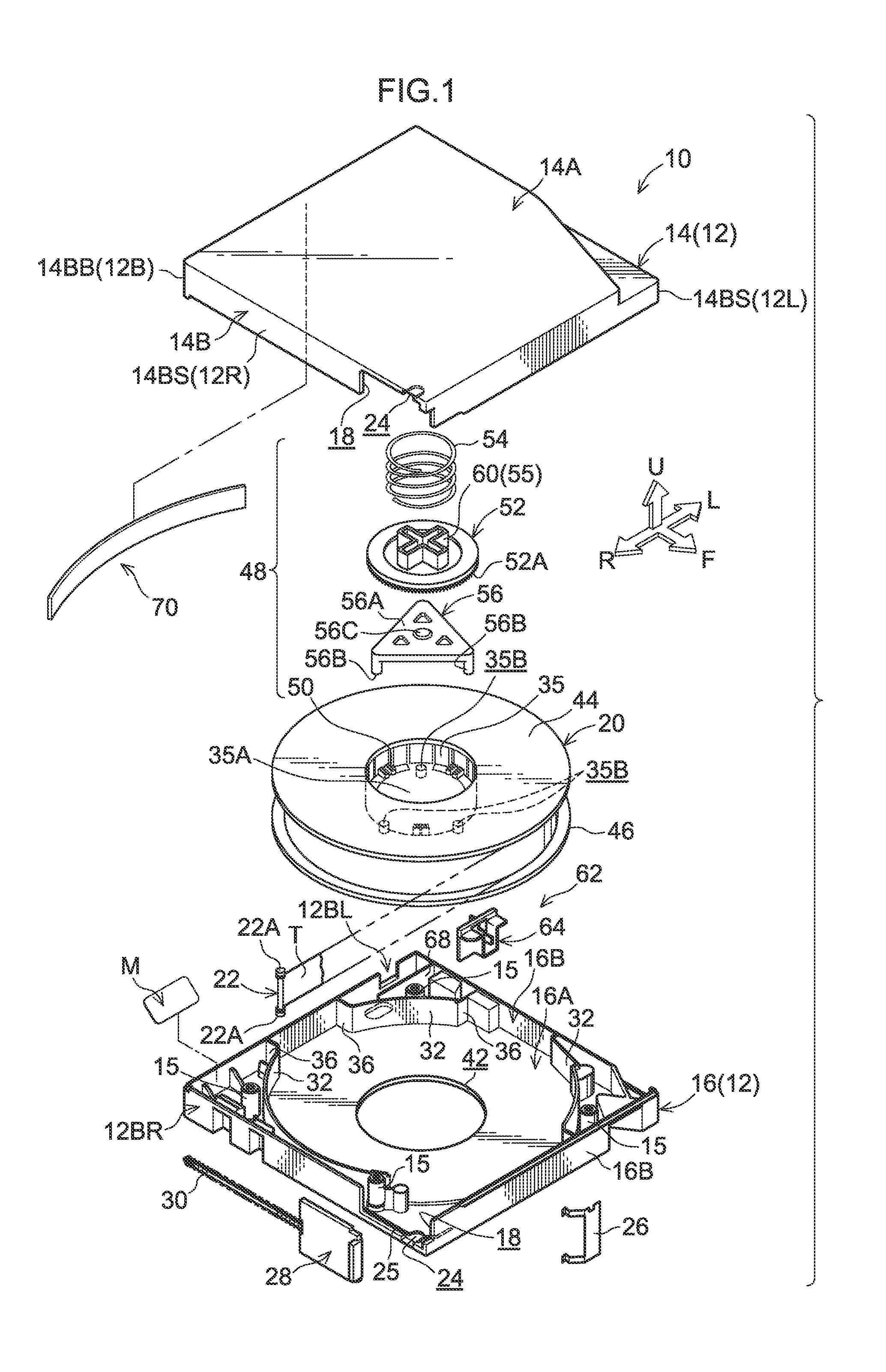 Recording tape cartridge