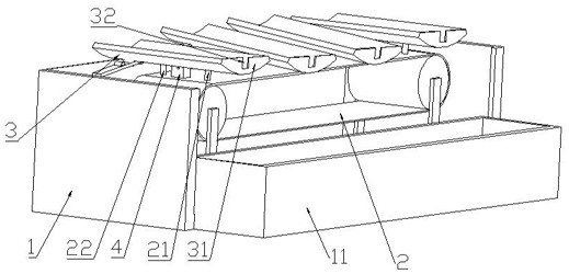 Barrel pouring device used for outflow of waste oil on waste oil barrel recovery production line