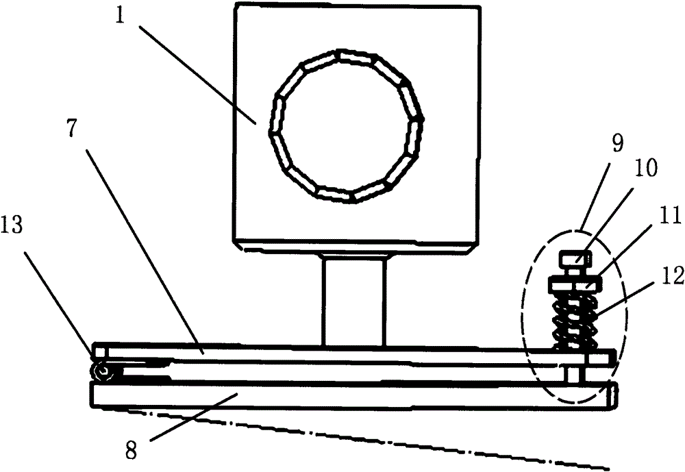 Gradually-peeling type passive peeling device for photocuring 3D printer