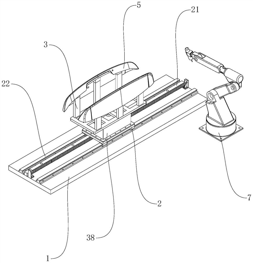 Intelligent manufacturing and painting device for new energy automobile parts