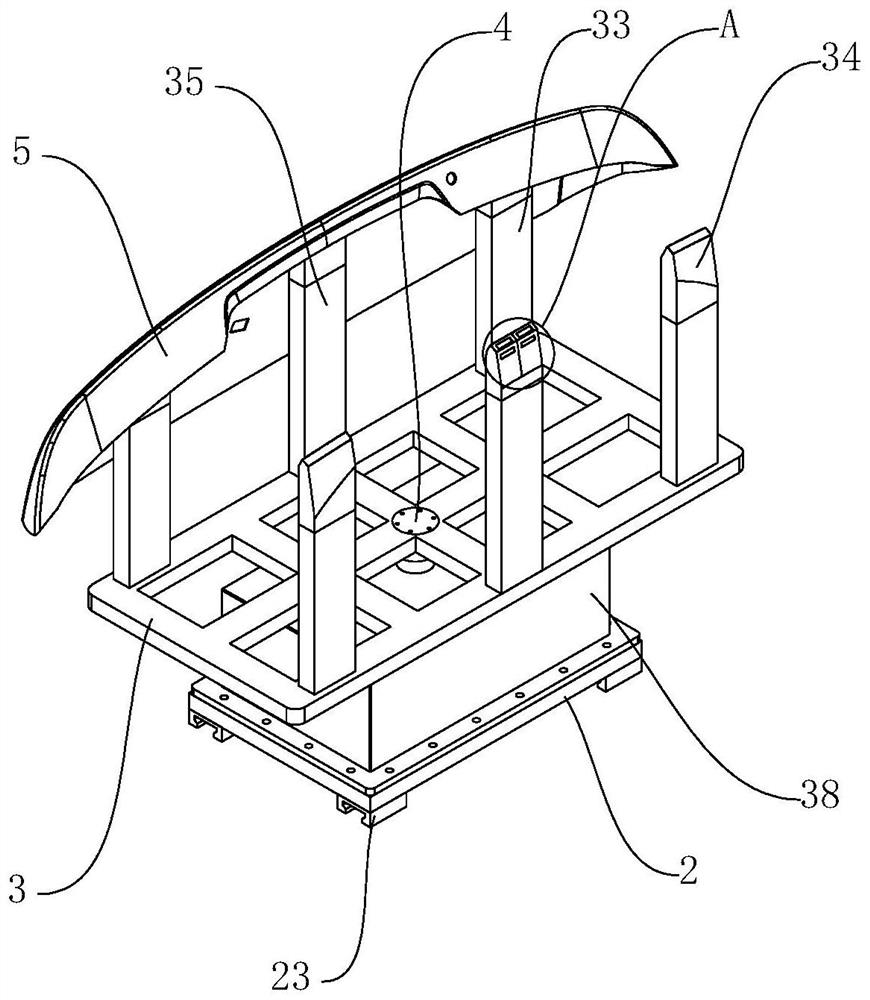 Intelligent manufacturing and painting device for new energy automobile parts