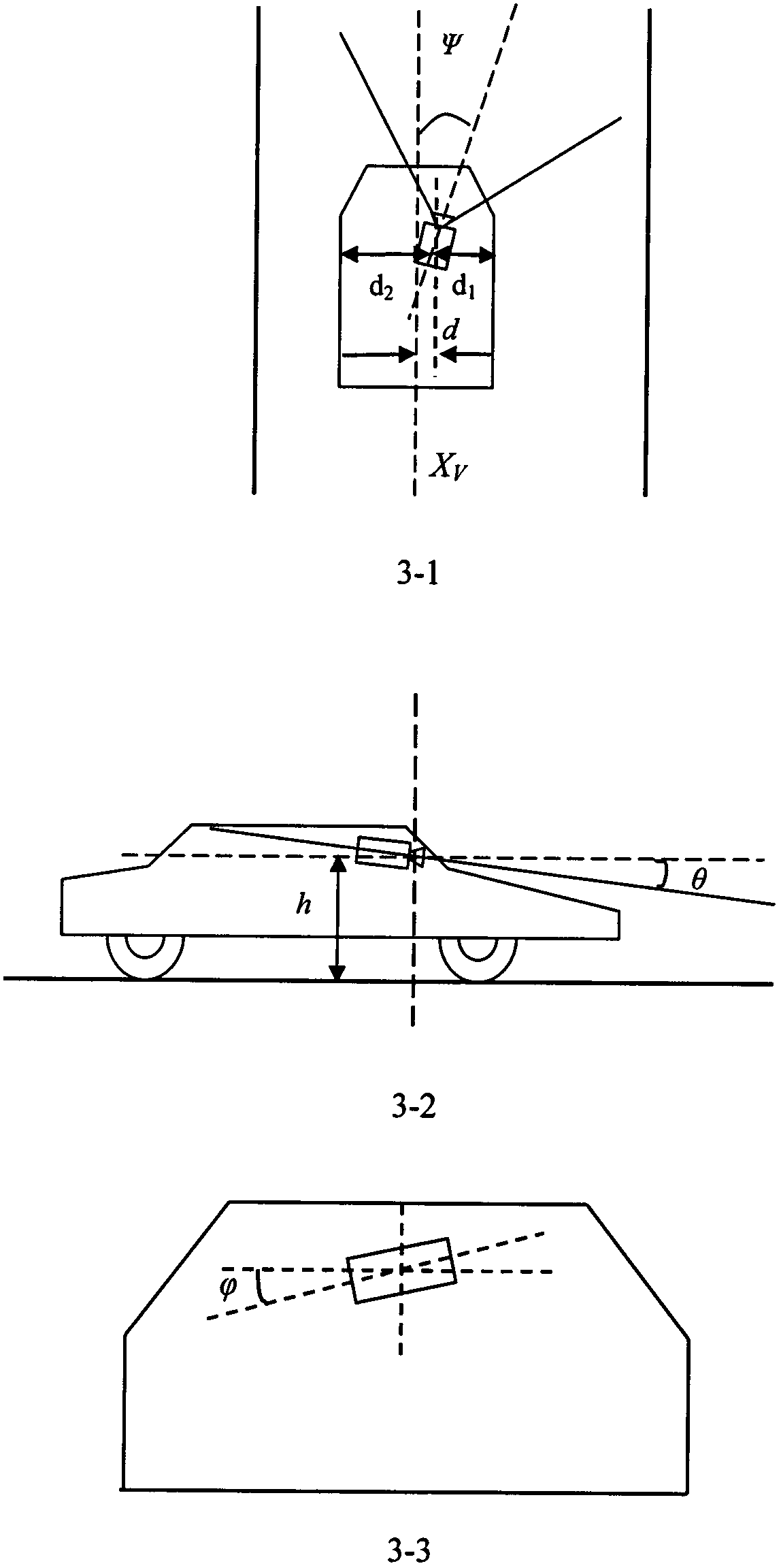 Front vehicle ranging method based on monocular vision