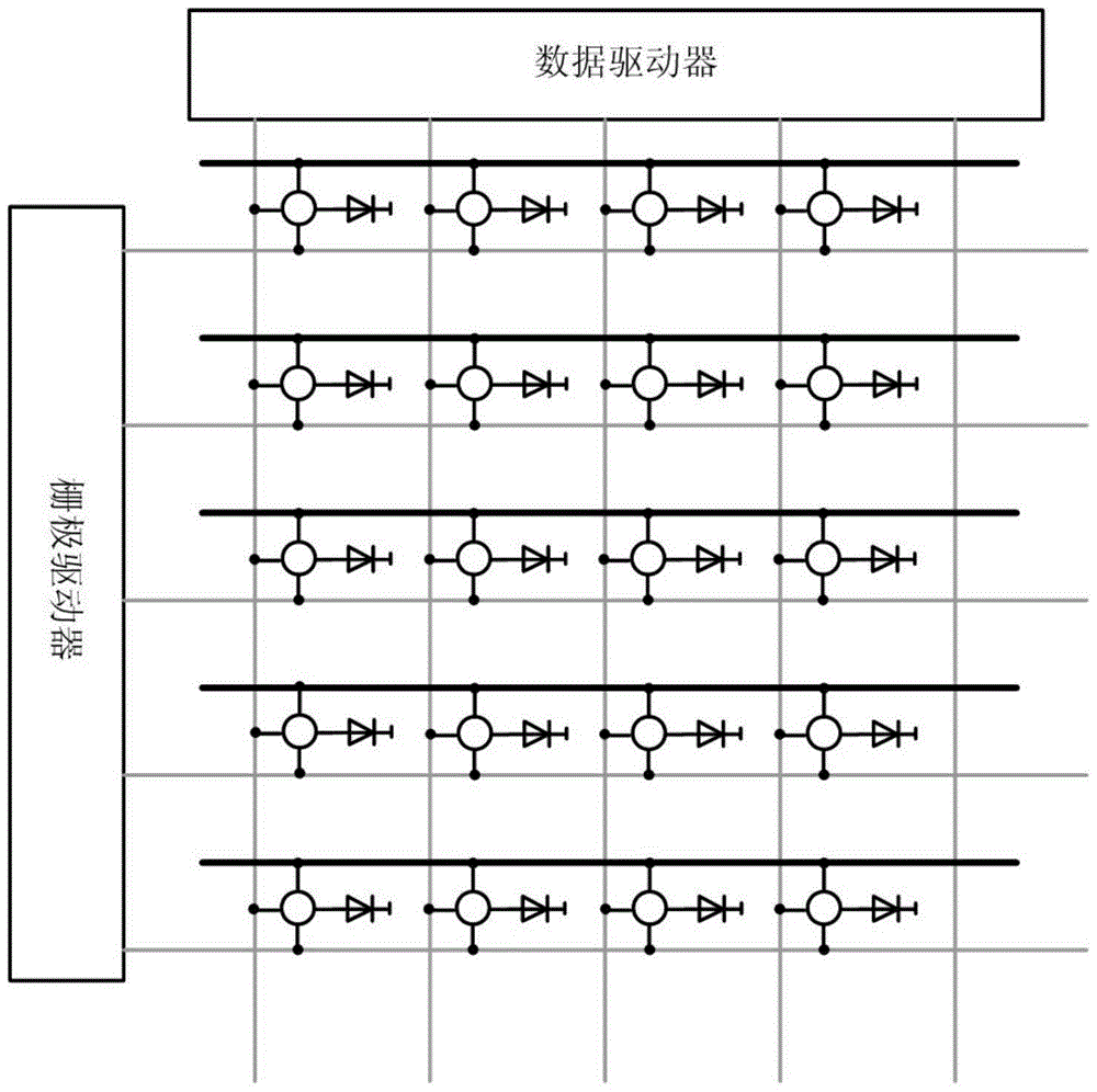 A kind of oled data driving circuit, active tft OLED panel and its driving method based on the circuit