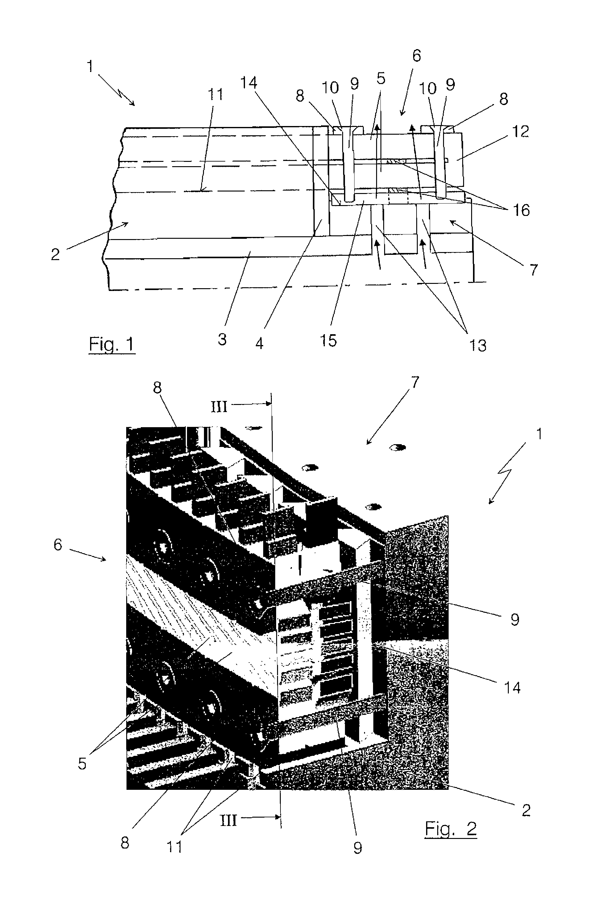 Rotor with winding elements and a winding head adjacent to a rotor body for a dynamoelectric machine