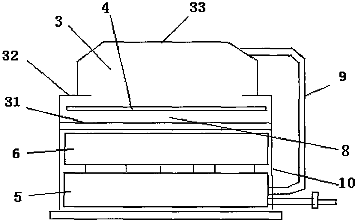 System for forming and manufacturing raw glass by using gas suspension method