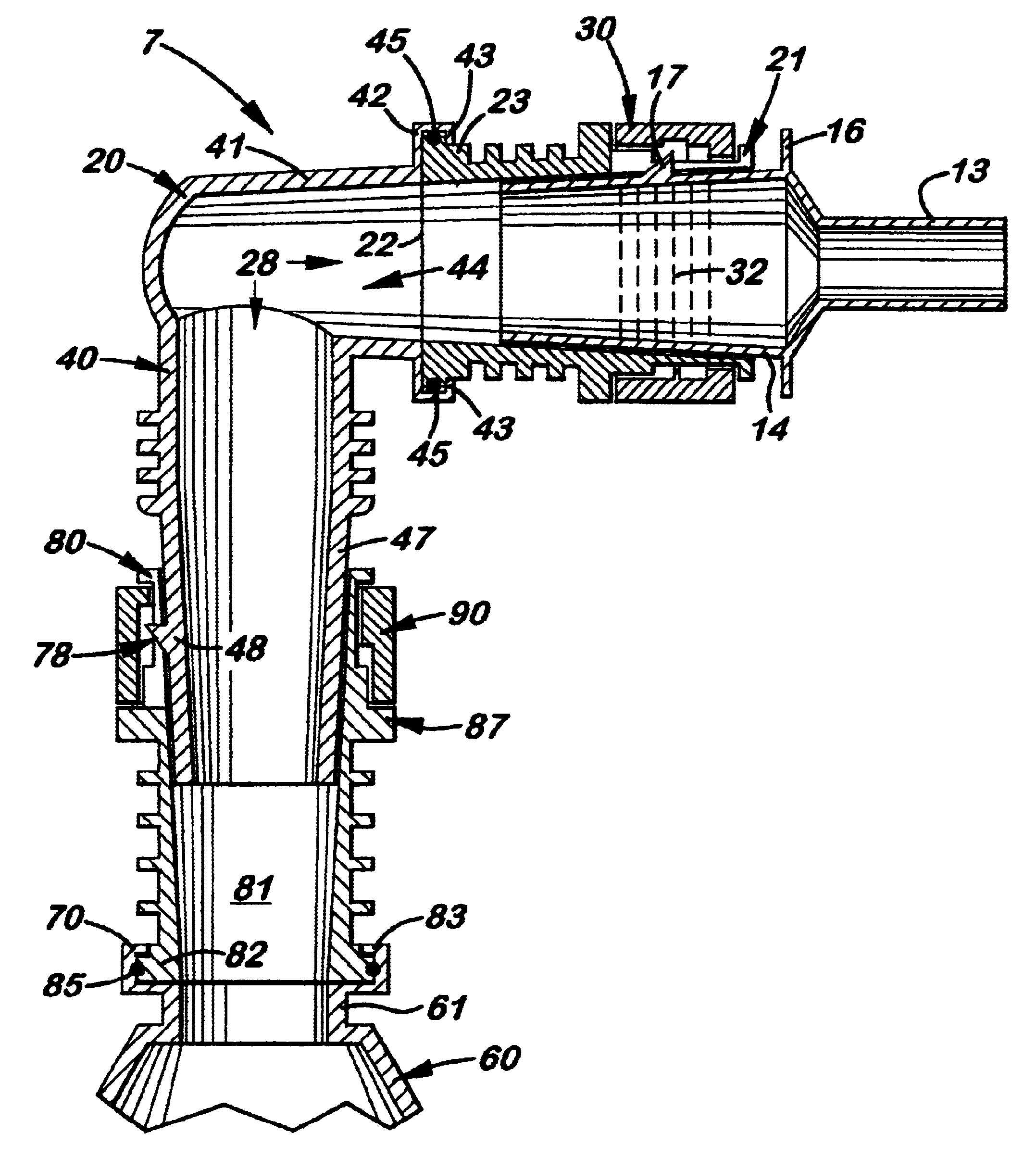 Ventilation tube connection system