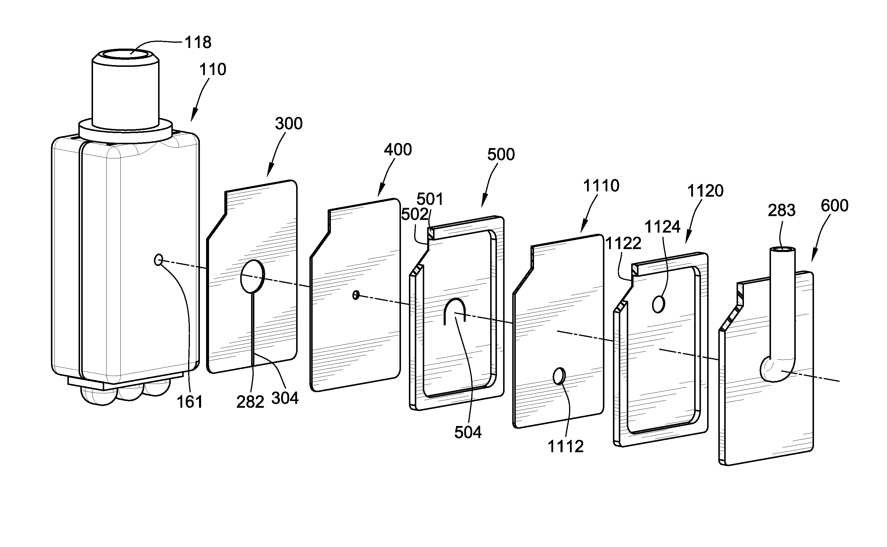 Receiver module for inflating a membrane in an ear device