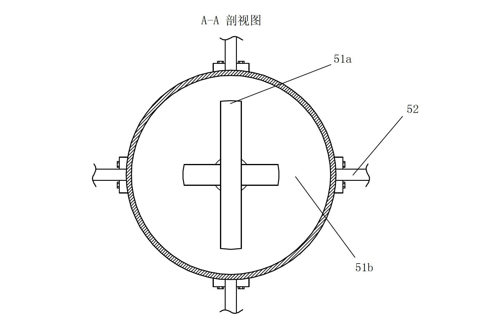 Heat exchange device for adjusting temperature of loose solid particles