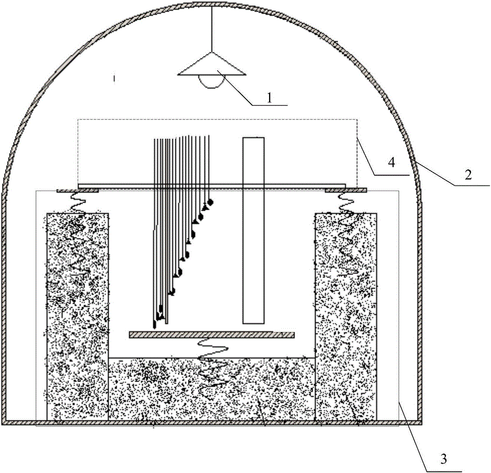 Solar pond heat-collecting efficiency analysis test apparatus