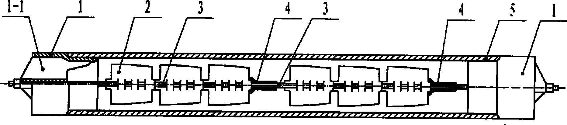 Rotating piece type automatic-cleaning and heat-transfer enhancing device