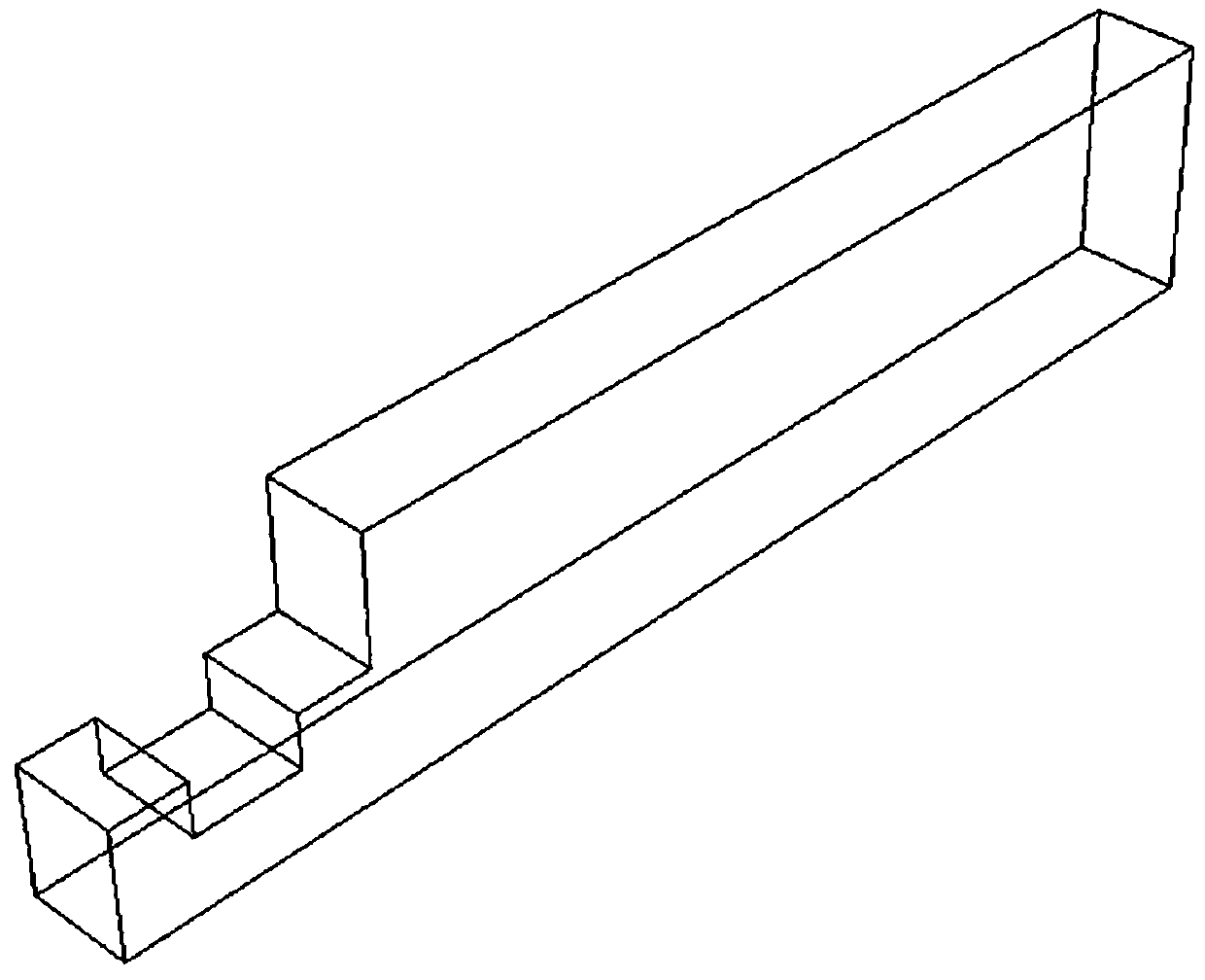 An assembled beam-column joint mortise and tenon connection structure