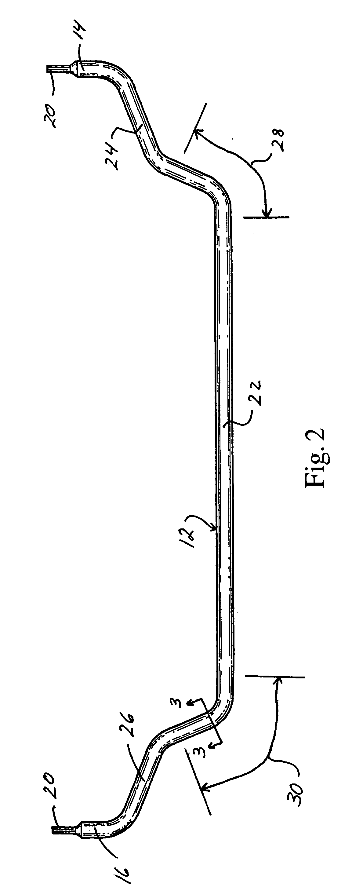 Suspension component having localized material strengthening