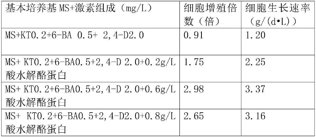 Suspension culture method for cottonrose hibiscus cells