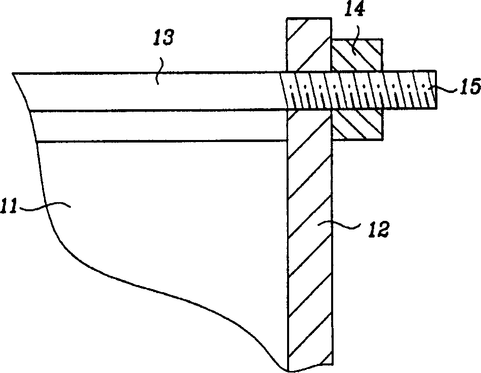 Fastening mechanism of a fuel cell stack
