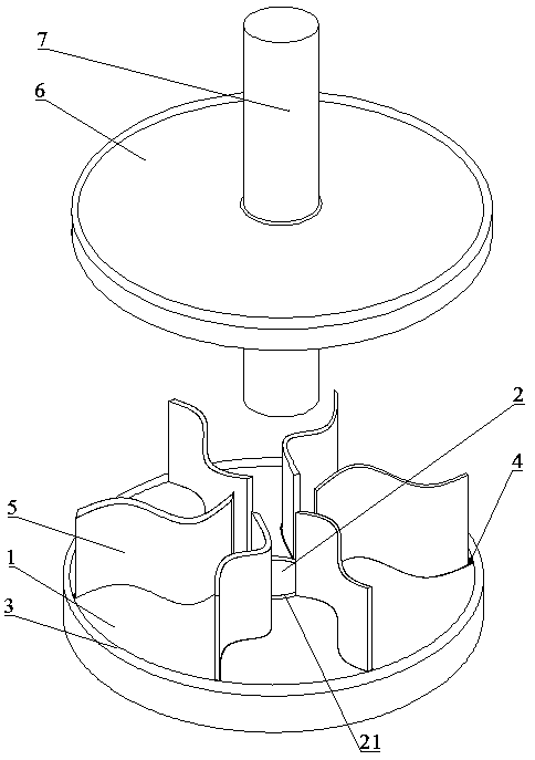 Fan impeller of air conditioner and manufacturing technology thereof