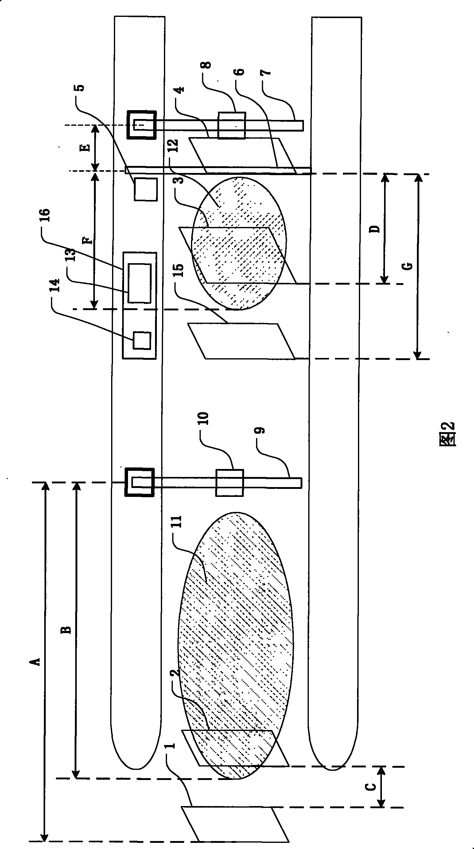 Multi-business zone electronic fee-charging roadway system and fee charging method thereof