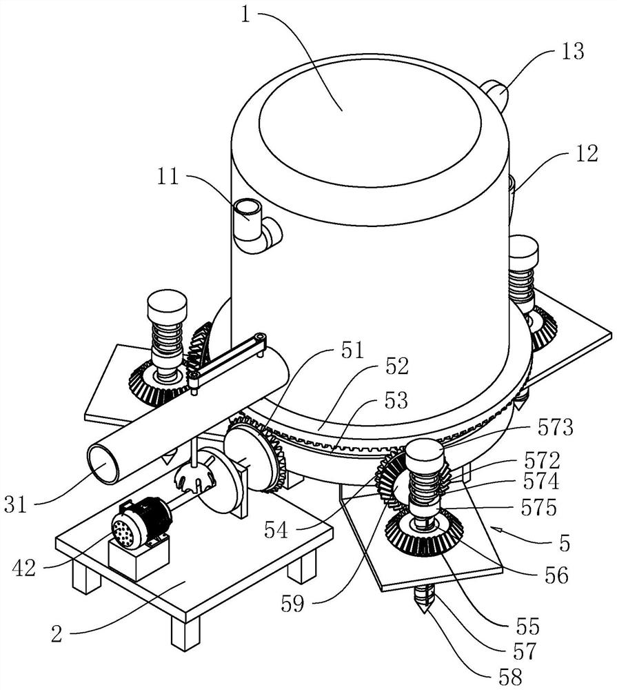 Explosion-proof gas storage tank for chemical gas storage