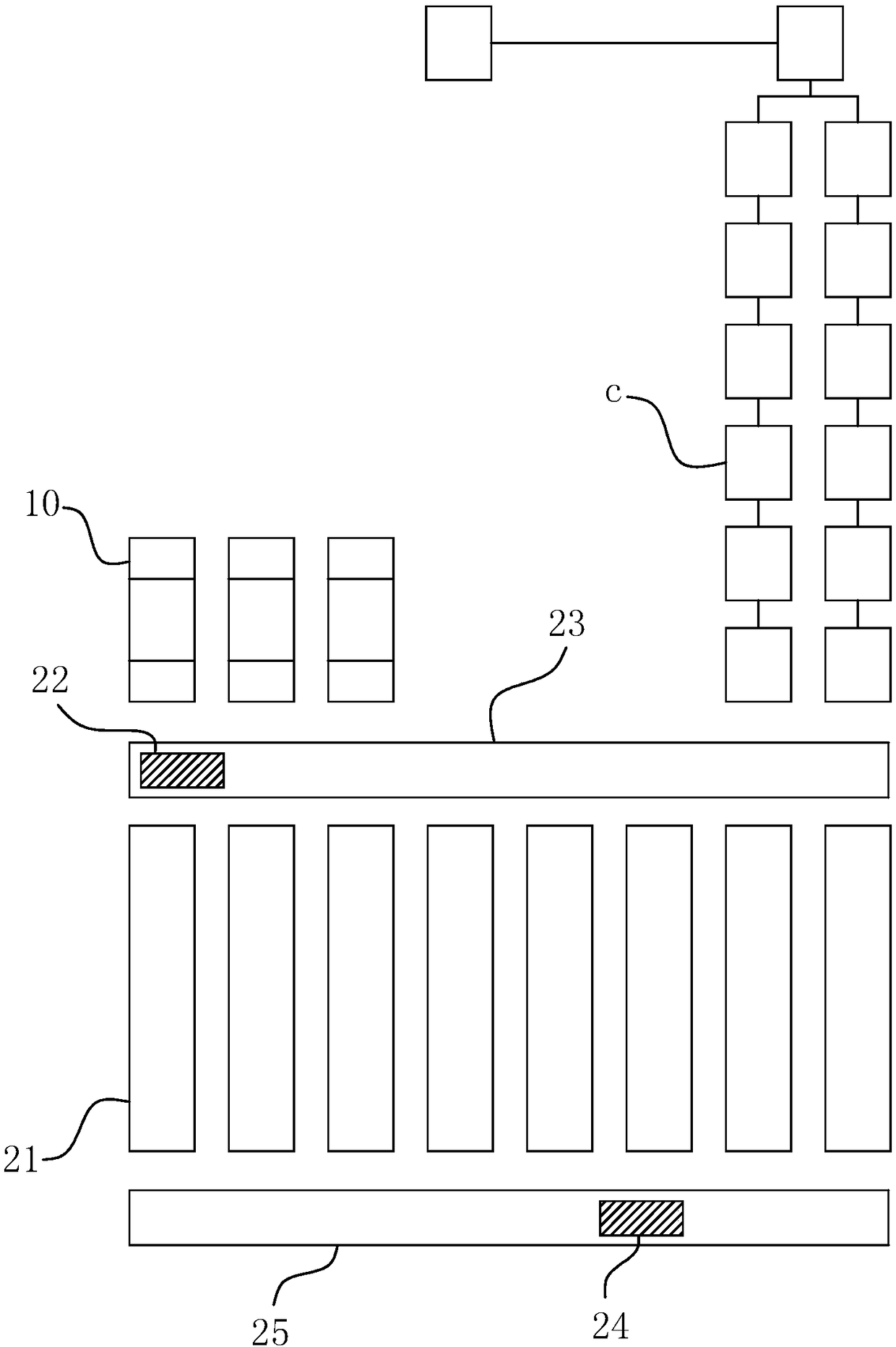 Full-automatic intelligent logistics system and method used for carton production