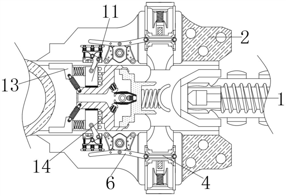 Self-adaptive injection molding amount automatic injection molding opening sealing device for electromechanical injection mold