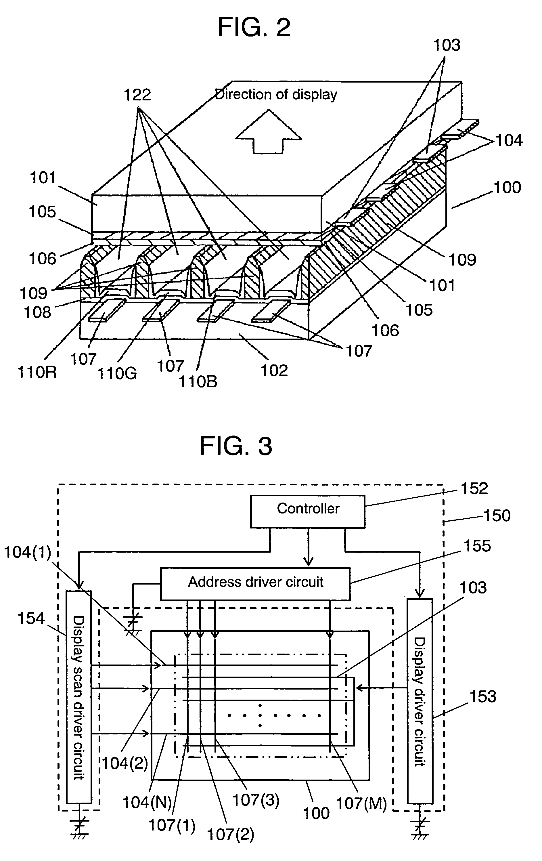 Plasma display and method of producing phosphor used therein