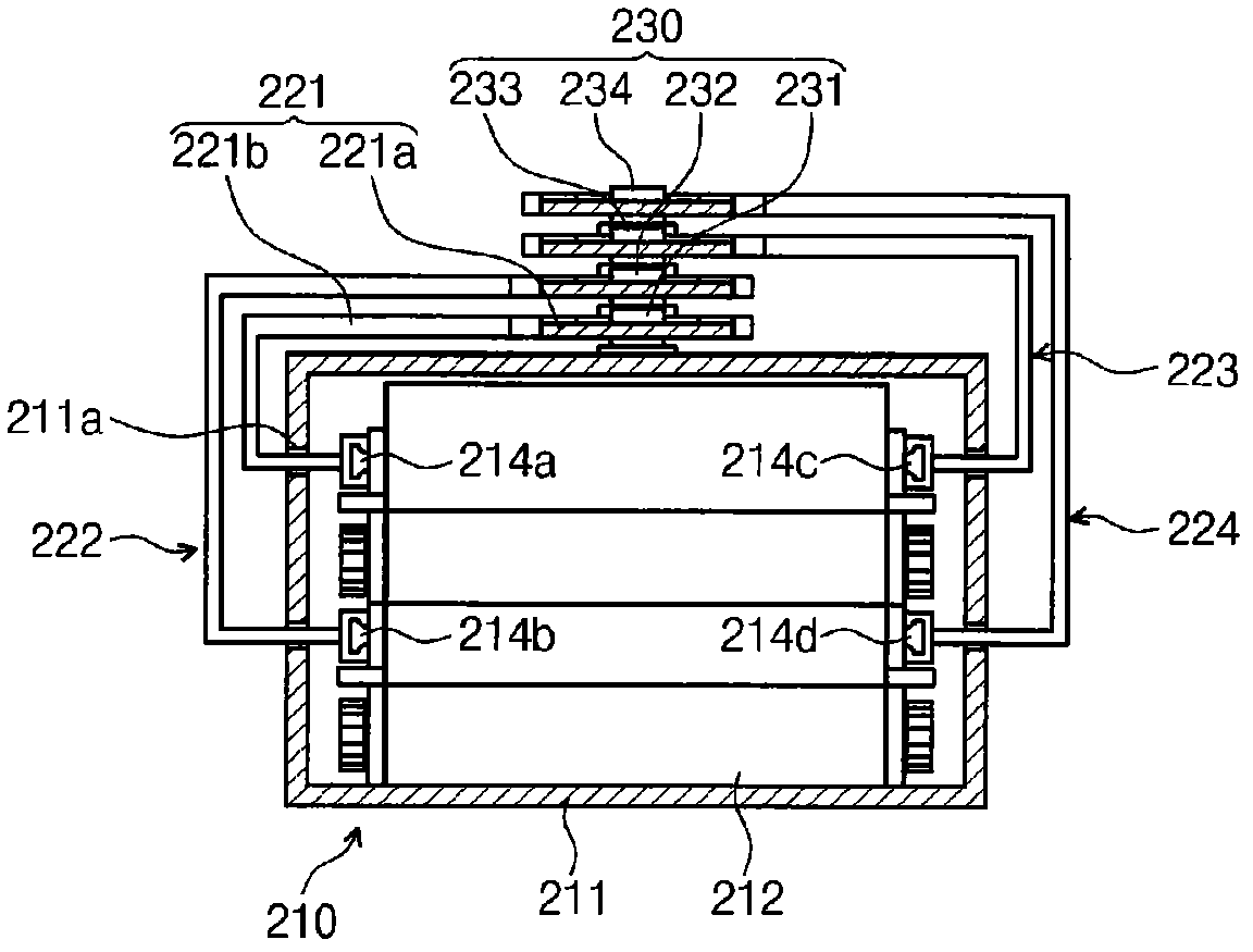 Substrate-transferring device, substrate-processing apparatus having same, and method of transferring substrate using substrate-transferring device
